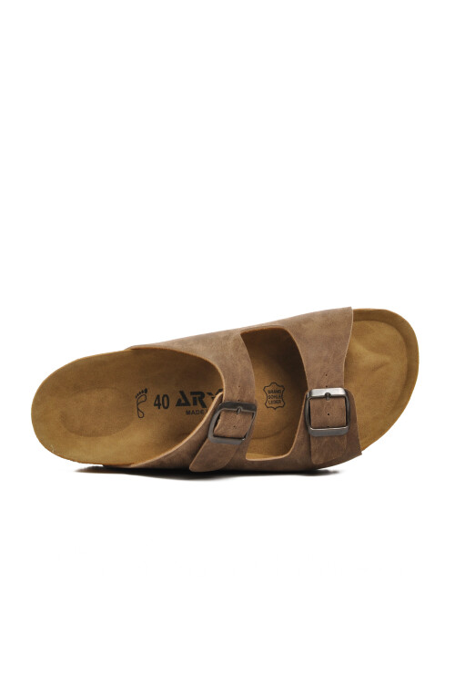 نعال رجالي من فرو المنك 31-021 M