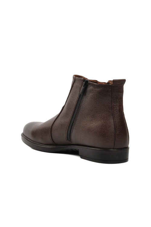 Kahve Hakiki Deri Erkek Chelsea Bot 3602 M