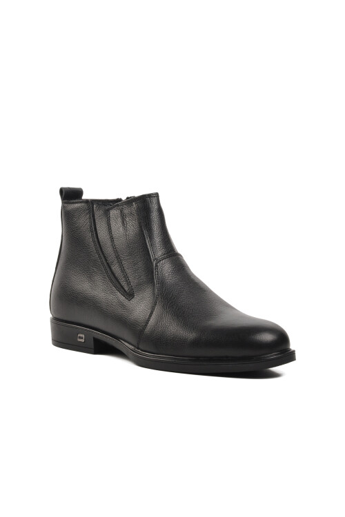 Siyah Hakiki Deri Erkek Chelsea Bot 3602 M