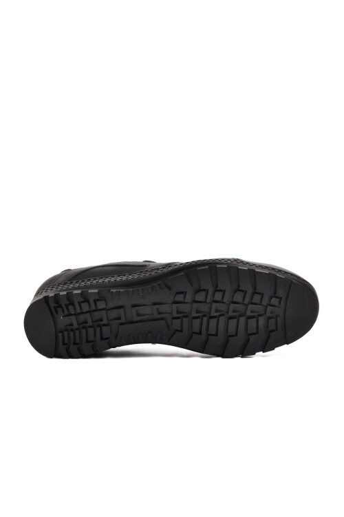 Siyah Hakiki Deri Erkek Casual Ayakkabı  5856 M