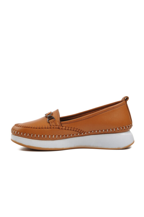 Taba Hakiki Deri Anatomik Kadın Casual Ayakkabı 9101 Z