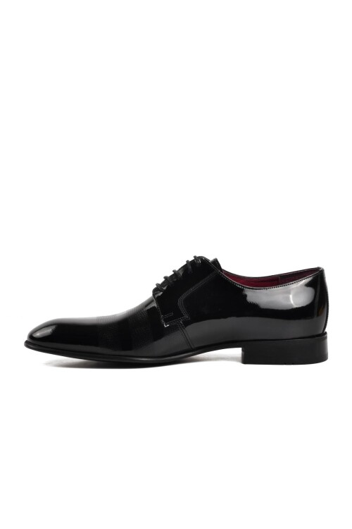 Black Patent Leather Mens Classic Shoes 9642 M