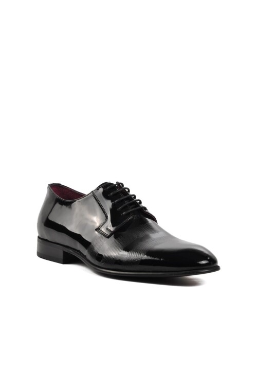 Black Patent Leather Mens Classic Shoes 9642 M