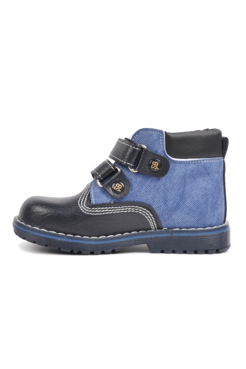 AyakmodNavy Blue Orthopedic Baby Boots CAT01 B