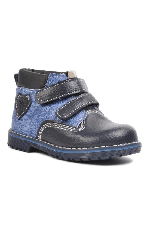 AyakmodNavy Blue Orthopedic Baby Boots CAT01 B
