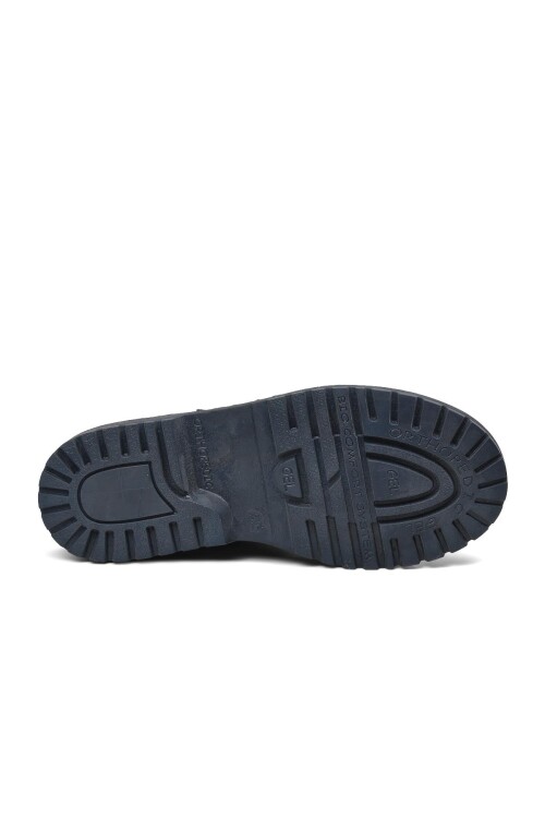 Lacivert-Kot Mavi Suni Deri Erkek Çocuk Bot CAT01 F.Bot