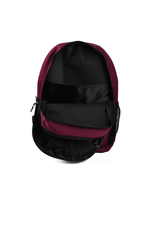 Claret Red Unisex School Bag Combat