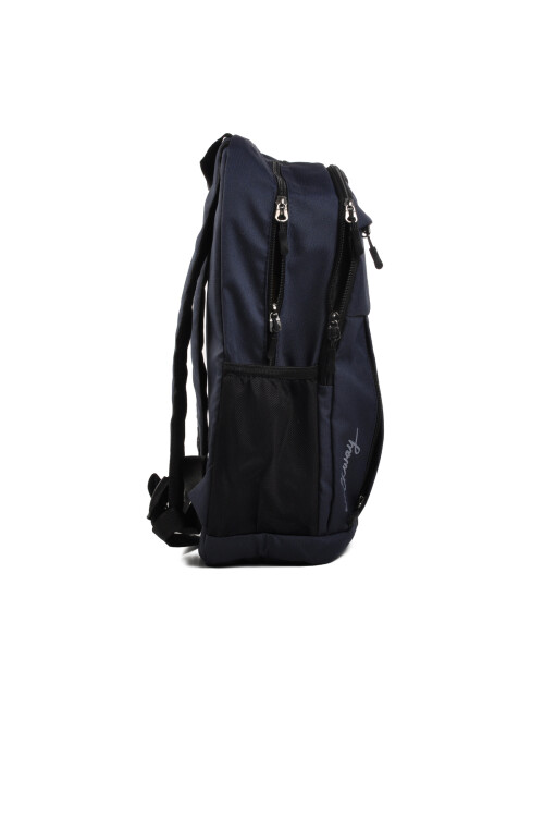 walkwayNavy Blue Unisex School Bag Combat