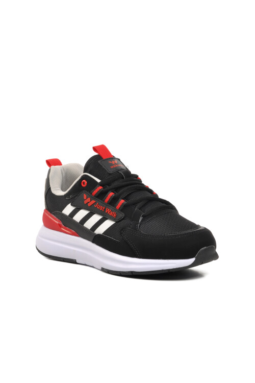 Black-White-Red Mens Sneakers Medel M