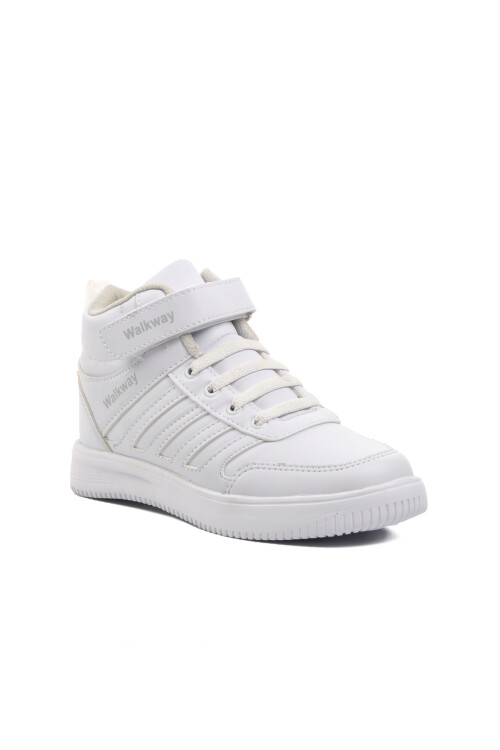 White-White Childrens Sports Shoes Mely Hı F