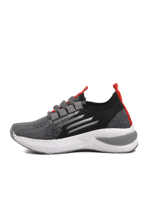 Smoke-Black-Red Childrens Sneakers Ravello P