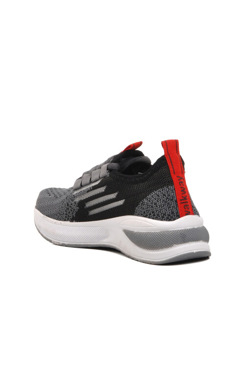 Smoke-Black-Red Childrens Sneakers Ravello P