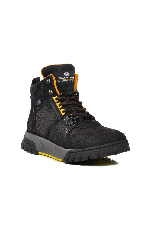 Black Nubuck Mens Outdoor Boots 152-18491 M