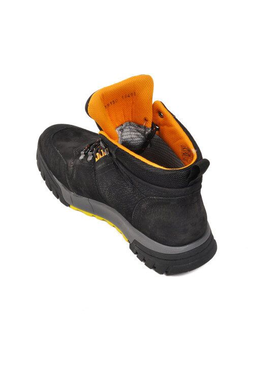 Black Nubuck Mens Outdoor Boots 152-18491 M