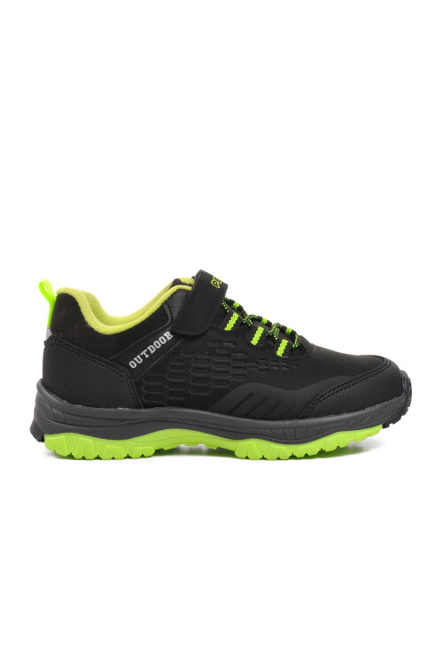 pepinoBlack-Fluorescent Yellow Children's Outdoor Shoes 1572 F