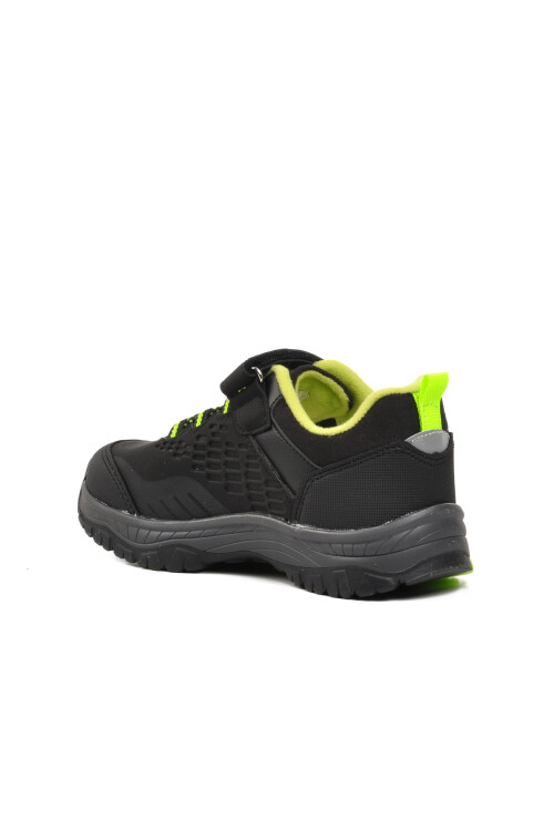 pepinoBlack-Fluorescent Yellow Children's Outdoor Shoes 1572 F