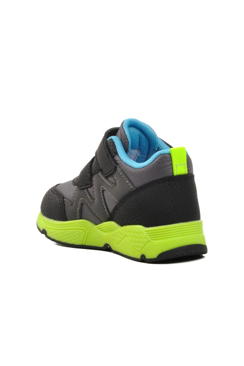 pepinoSmoke-Black-Turquoise Baby Outdoor Boots 1576 B