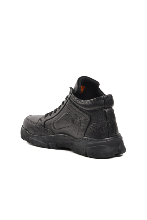 Black Floter Genuine Leather Mens Boots 220071 M