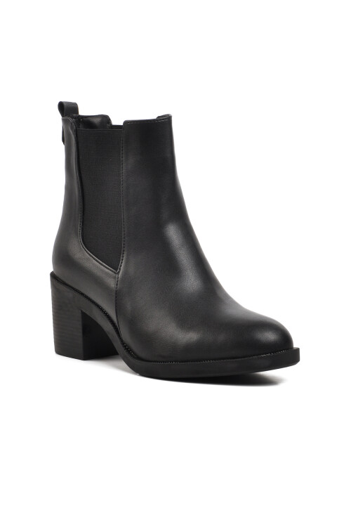 حذاء نسائي أسود من الصوف الداخلي 224533 Z