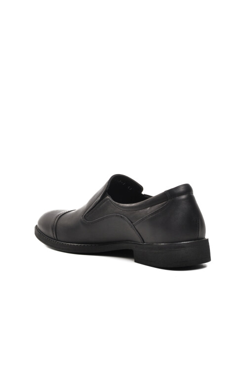 Black Genuine Leather Mens Casual Shoes 2330-24K M