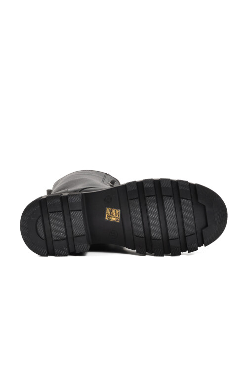 حذاء نسائي أسود من الصوف الداخلي 238007 Z