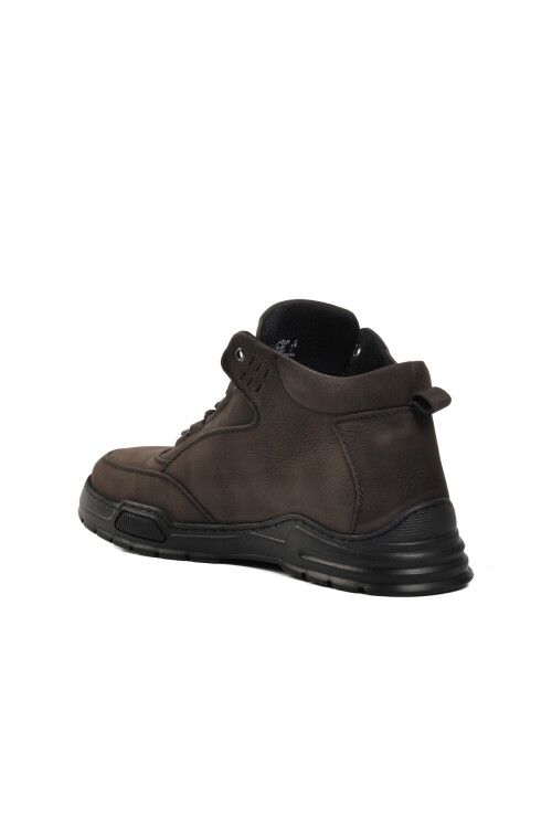 Antrasit Nubuk Hakiki Deri Erkek Bot 240028 M