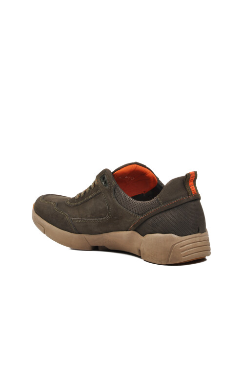 Anthracite Nubuck Genuine Leather Mens Casual Shoes 244110-3 M