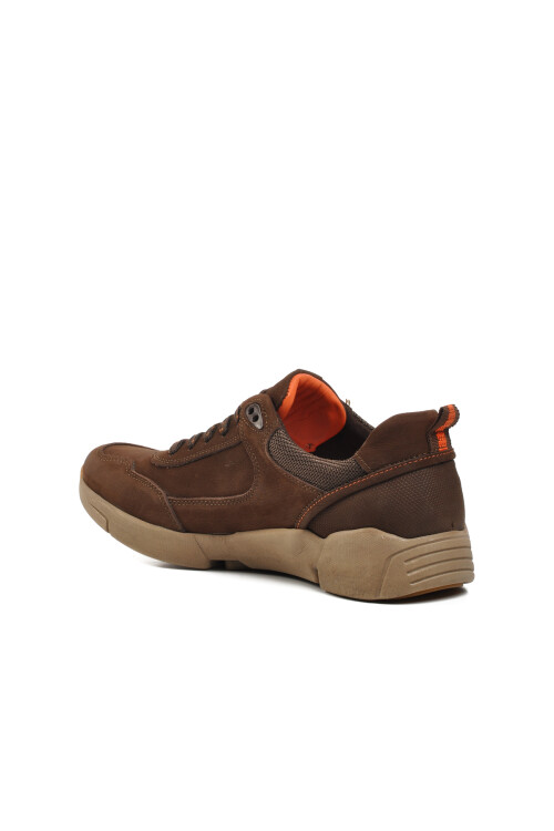 Brown Nubuck Genuine Leather Mens Casual Shoes 244110-3 M