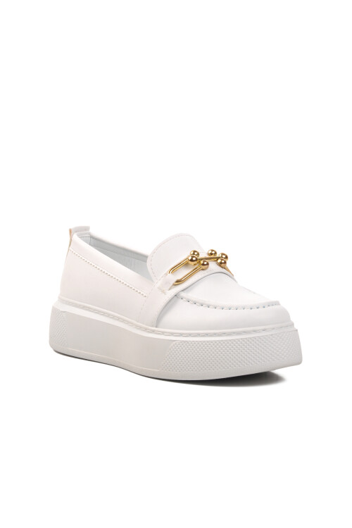 حذاء كاجوال نسائي أبيض 261075 Z