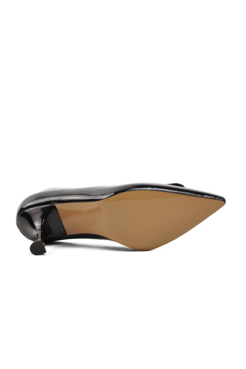 Siyah Rugan  Kadın Abiye Ayakkabı 312042 Z