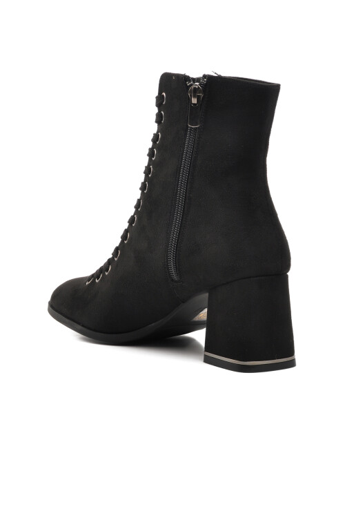 Black Suede Womens Boots 336129 Z