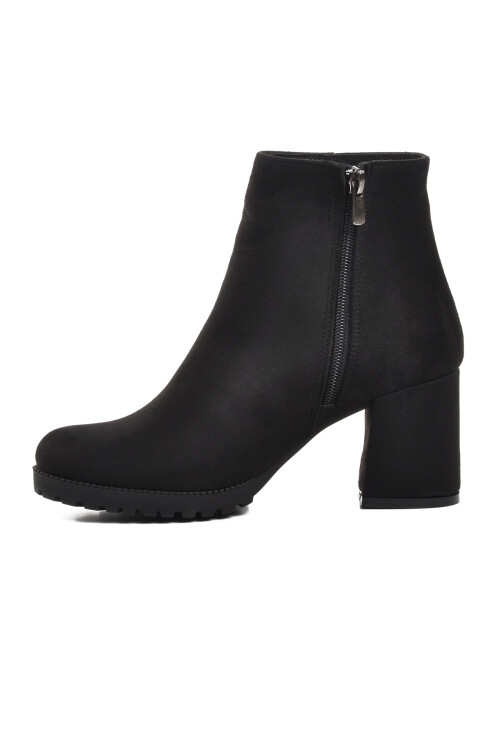 Black Suede Womens Boots 336137 Z