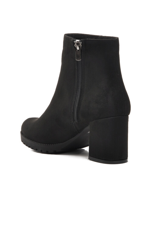 Black Suede Womens Boots 336137 Z