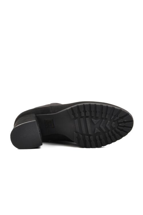 Black Suede Womens Boots 336137 Z