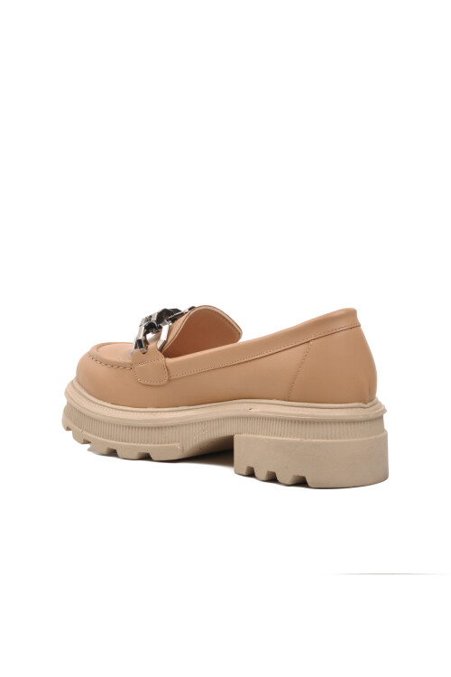 حذاء كاجوال نسائي بلون العاري 572327 Z