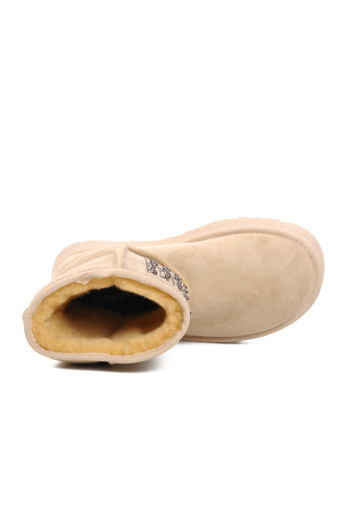 AyakmodBej Süet  Kadın Bot 696054 Z