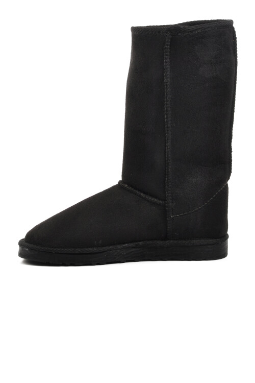 Black Suede Womens Boots 696055 Z
