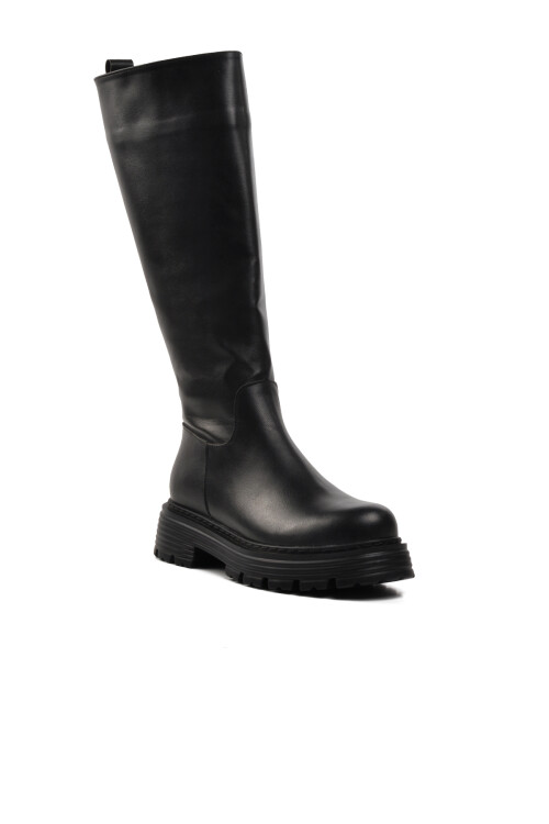 حذاء نسائي أسود من البولي يوريثين 715 Z