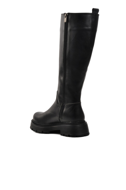 حذاء نسائي أسود من البولي يوريثين 715 Z