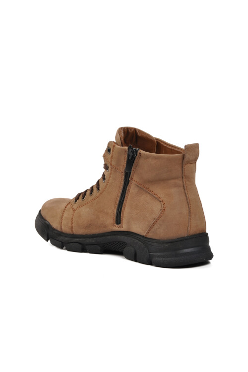 Sand Nubuck Genuine Leather Mens Boots 7376 M