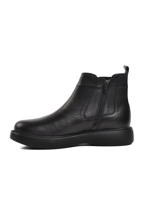 Siyah Hakiki Deri Erkek Chelsea Bot 77188 M