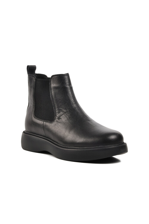 Siyah Hakiki Deri Erkek Chelsea Bot 77188 M