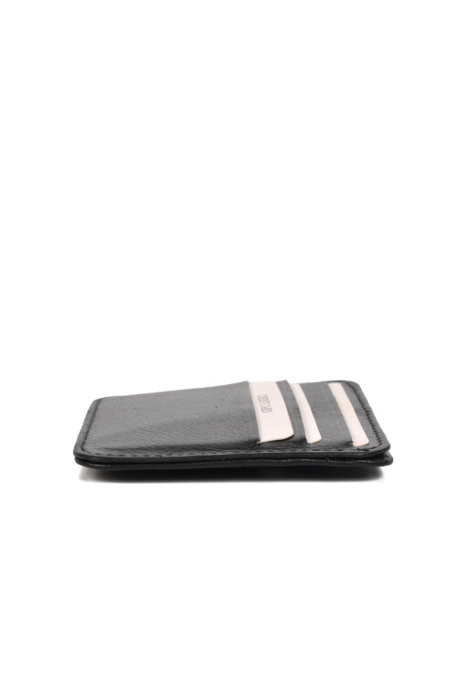 AyakmodSiyah Hakiki Deri Erkek Kartlık 8000