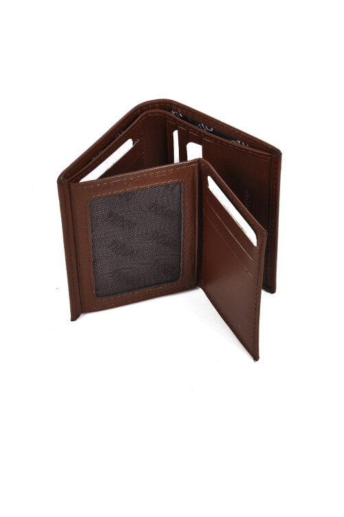 محفظة رجالية بنية اللون 8023