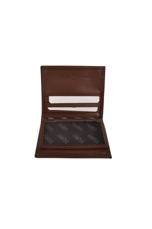 محفظة رجالية بنية اللون 8023