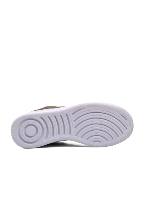 حذاء رياضي للجنسين باللون البني والبيج، لون التوت