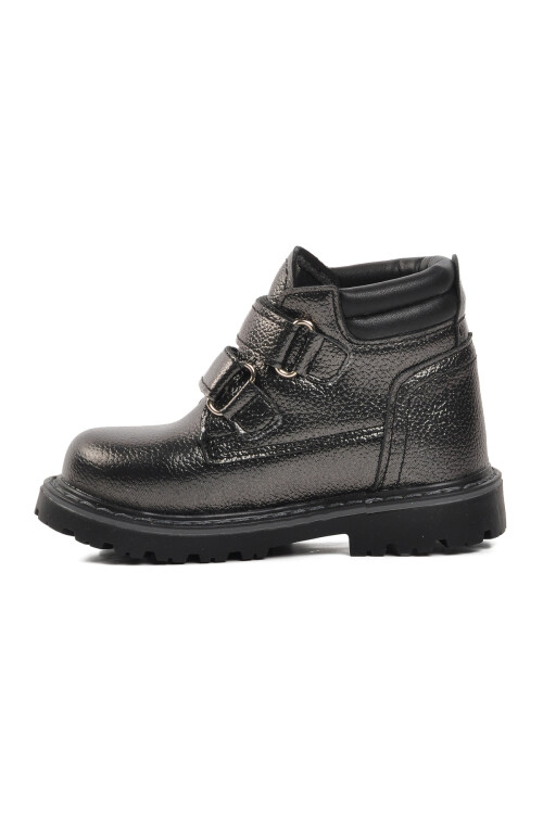 Platinum-Black Baby Boots Ctaye B
