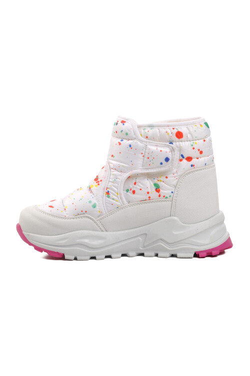 White Childrens Snow Boots FY222 F
