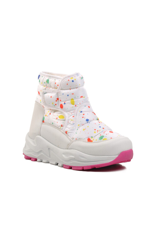 White Childrens Snow Boots FY222 F