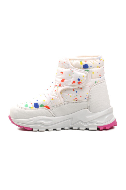 AyakmodBeyaz  Çocuk Kar Botu FY222 P